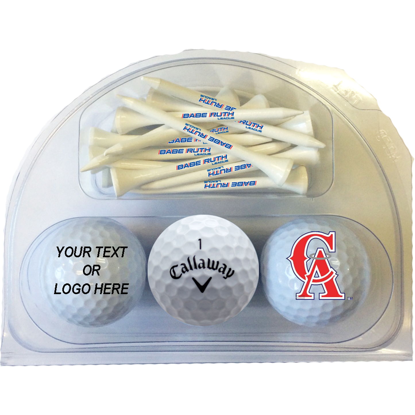 3 Pack <span style="color:#d41b27;">Callaway Warbird</span> w/ 20 Tees