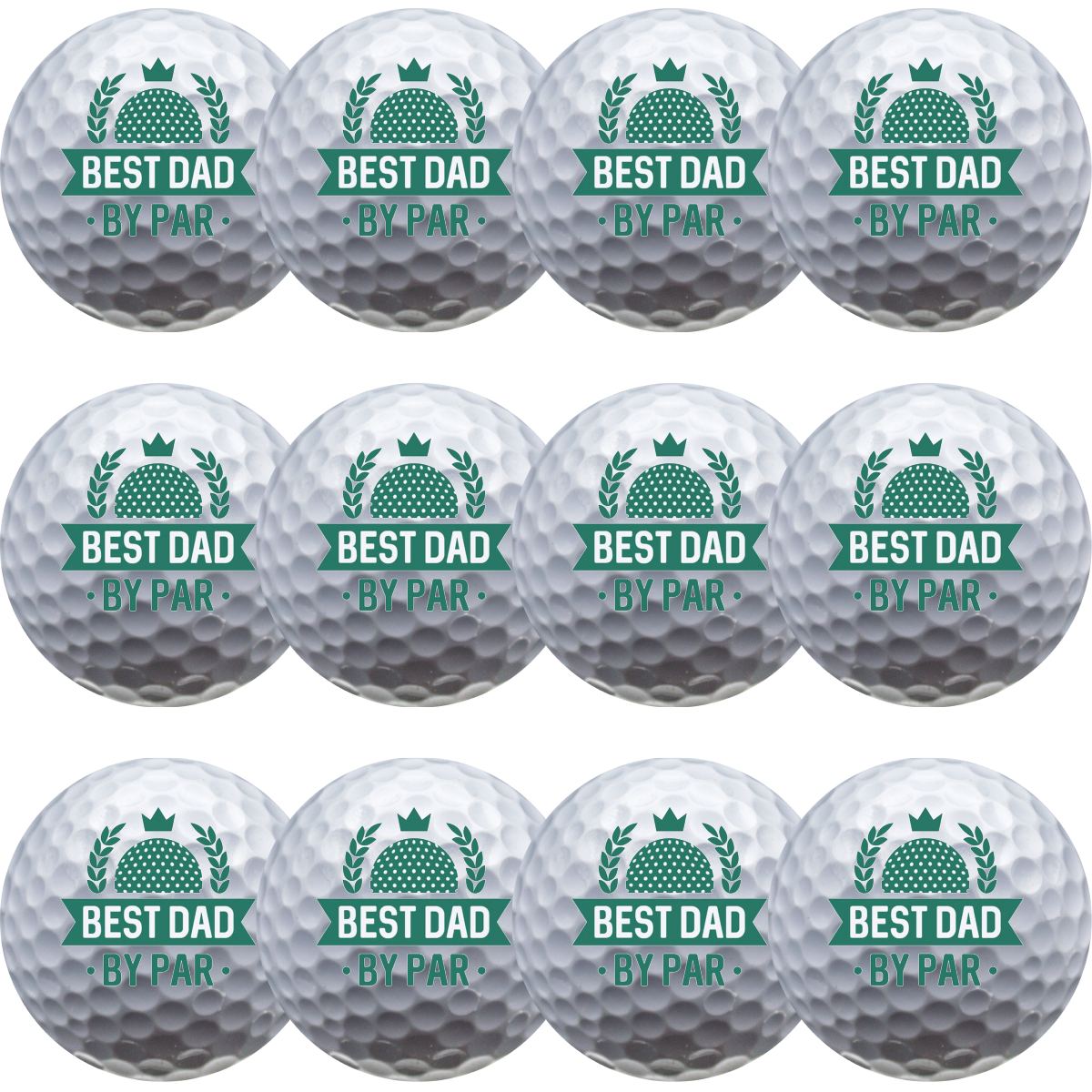 1 dozen Best Dad By Par
