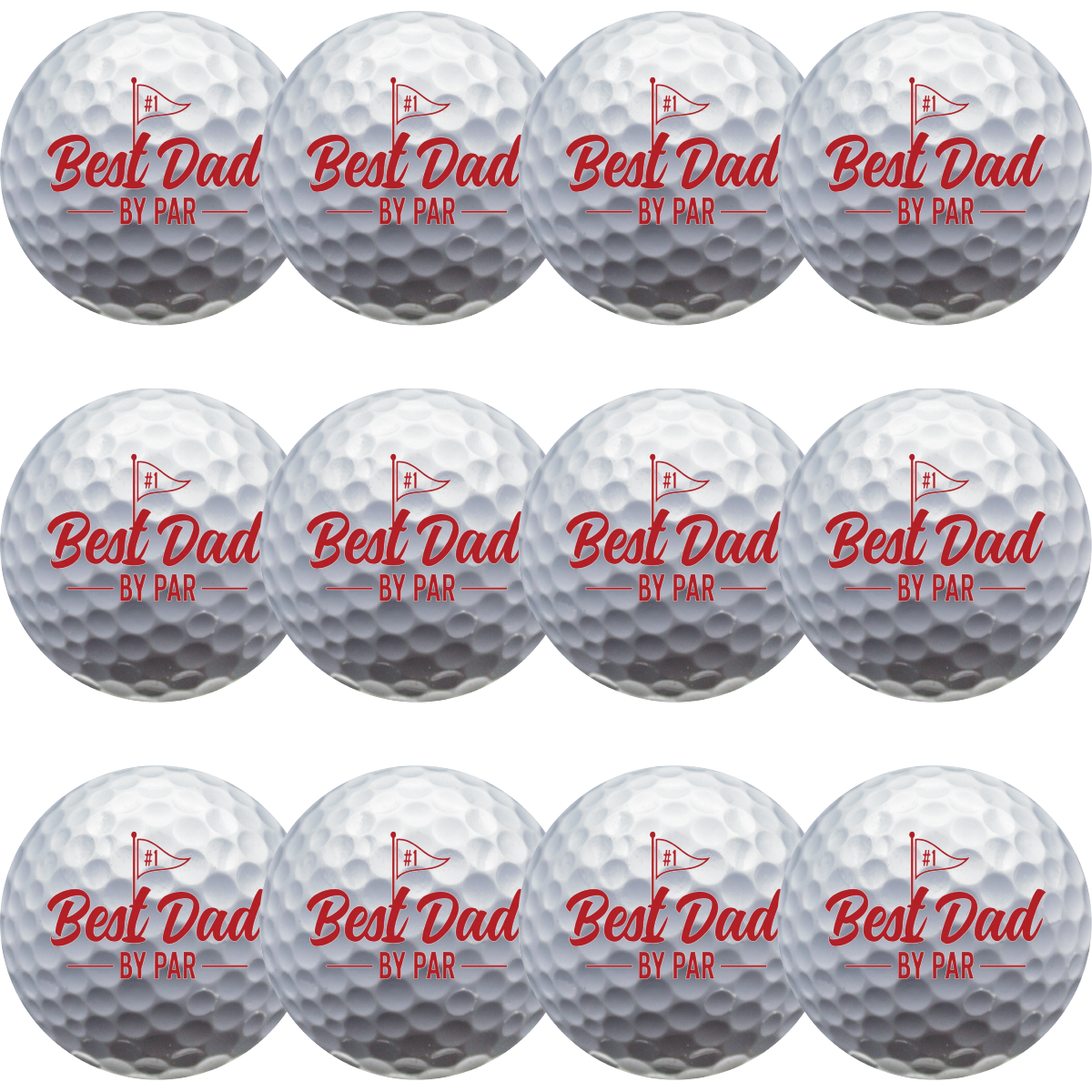 1 dozen Best Dad By Par