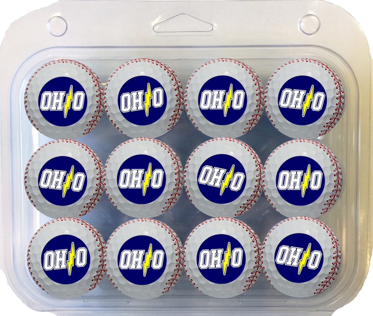 12 Ball Pack Baseball with 20 tees
