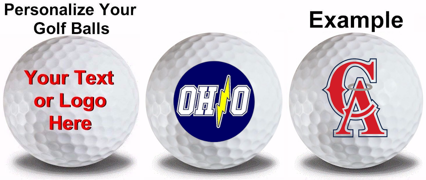 1 Custom Golf Towel w/ 3 <span style="color:#d41b27;">Refinished Pro V1 Golf Balls</span> and 15 Tees