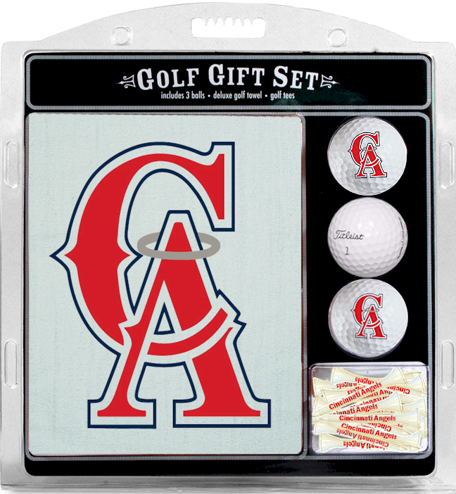 1 Custom Golf Towel w/ 3 <span style="color:#d41b27;">Refinished Pro V1 Golf Balls</span> and 15 Tees
