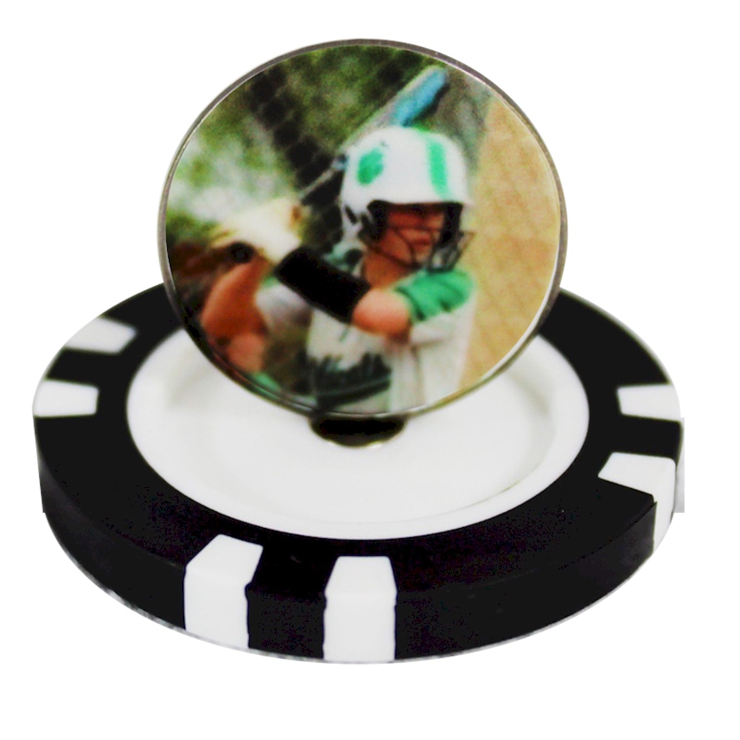 Personalized Magnetic 2 Piece Poker Chip Golf Ball Markers