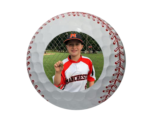 Personalized imprint Baseball Golf Ball