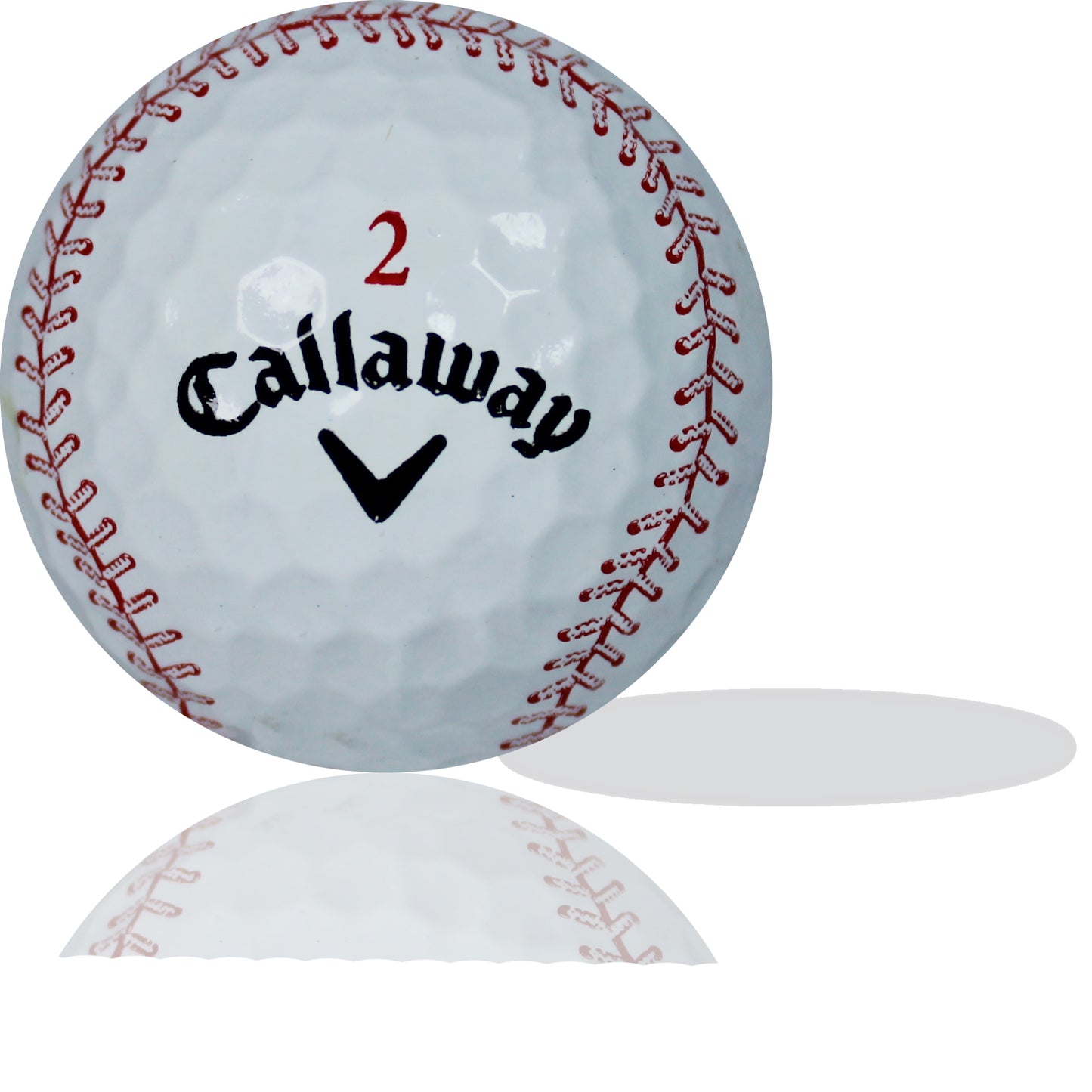 <span style="color:#d41b27;">Refinished Callaway</span> Chrome Soft Baseball 12 Pack