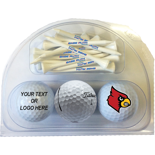 3 Pack <span style="color:#d41b27;">Refinished Pro V1</span> w/ 20 Tees