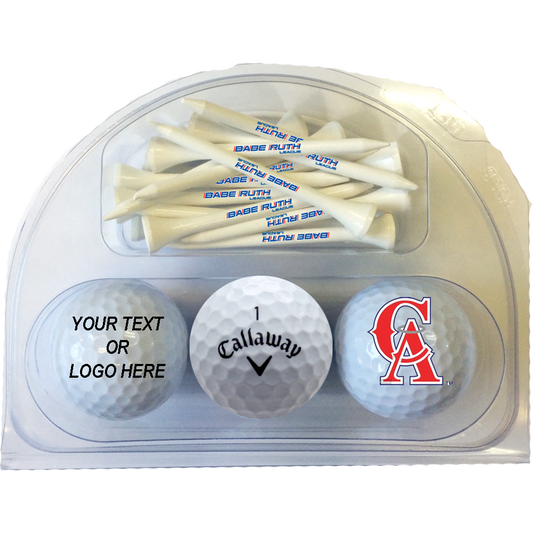 3 Pack <span style="color:#d41b27;">Callaway Warbird</span> w/ 20 Tees