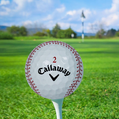 <span style="color:#d41b27;">Refinished Callaway</span> Chrome Soft Baseball 12 Pack