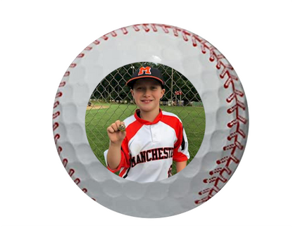Personalized Baseball Golf ball 3pack
