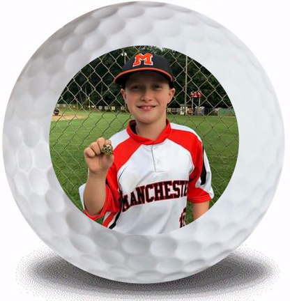 1 Custom Golf Towel w/ 3 <span style="color:#d41b27;">Callaway Warbird Golf Balls</span> and 15 Tees